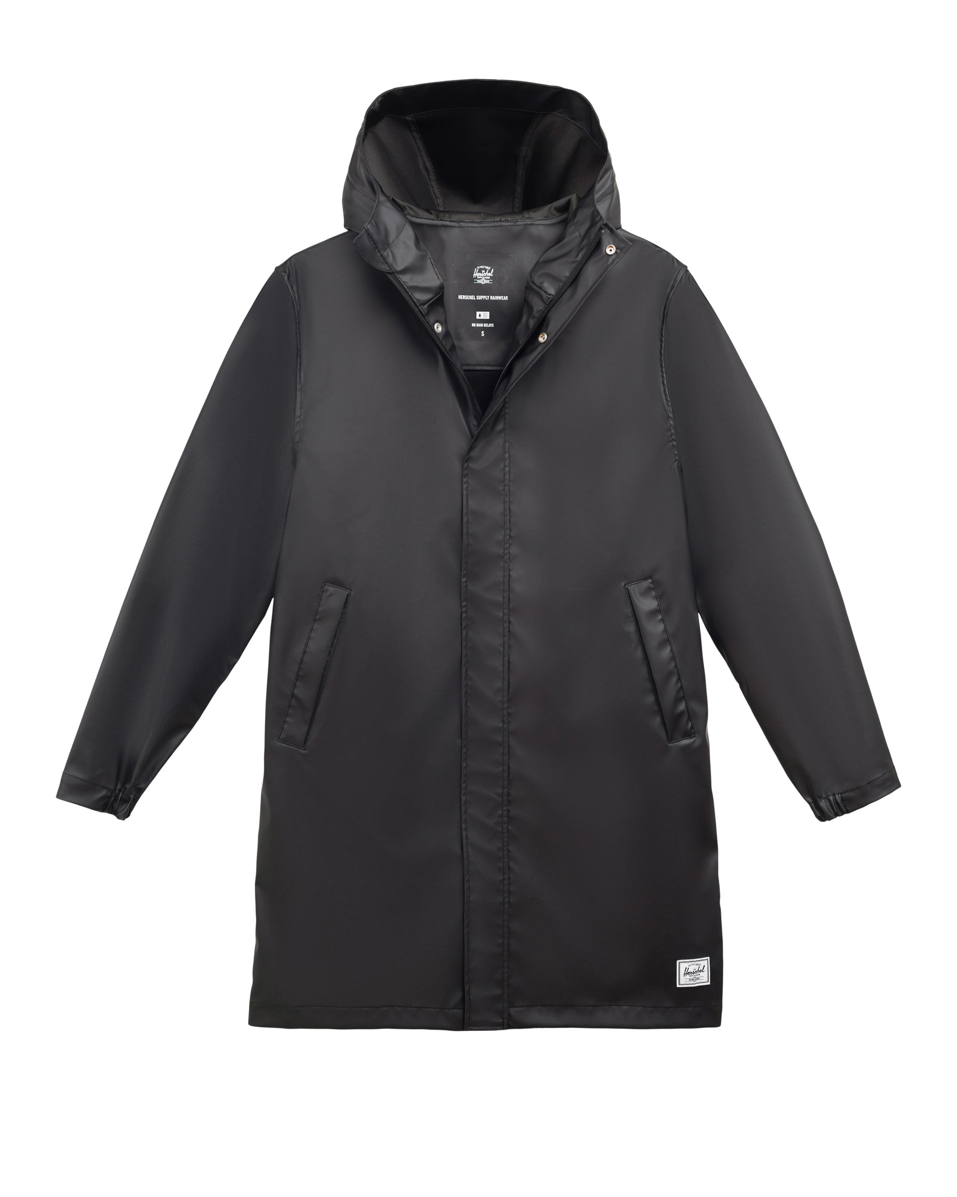 Veste de pluie longue classique pour femme