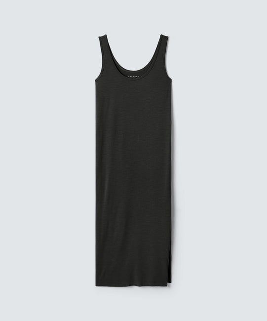 Robe de voyage midi en laine mérinos pour femme