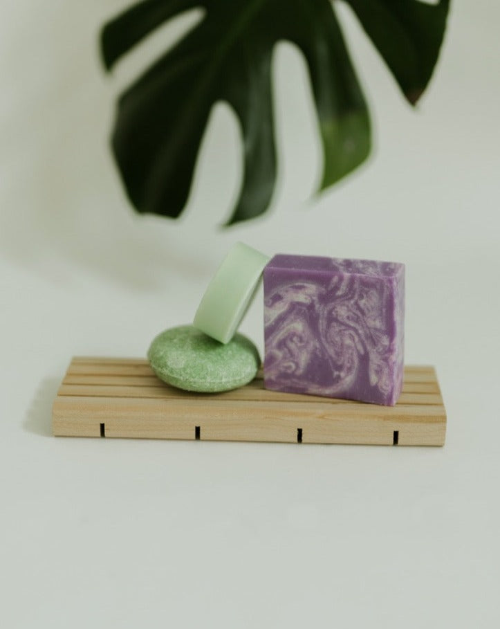 Porte-savon en cèdre