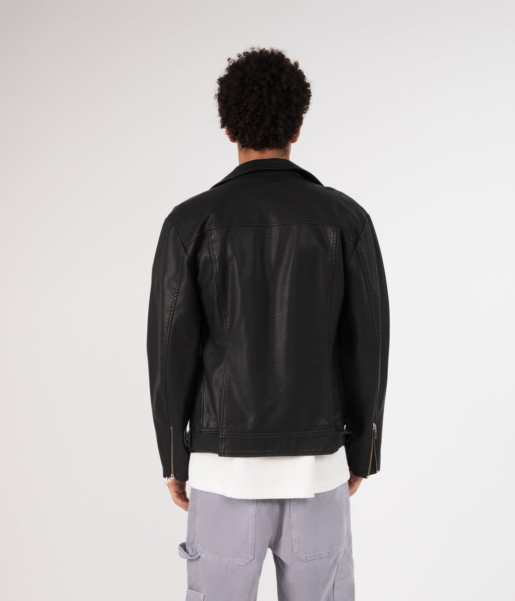 DALEX Men's Vegan Motorcycle Jacket