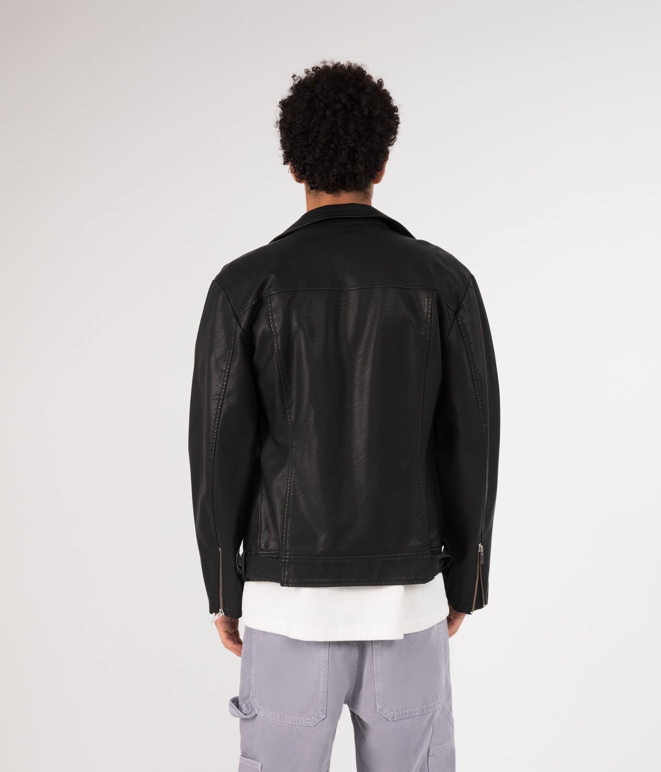 DALEX Men's Vegan Motorcycle Jacket