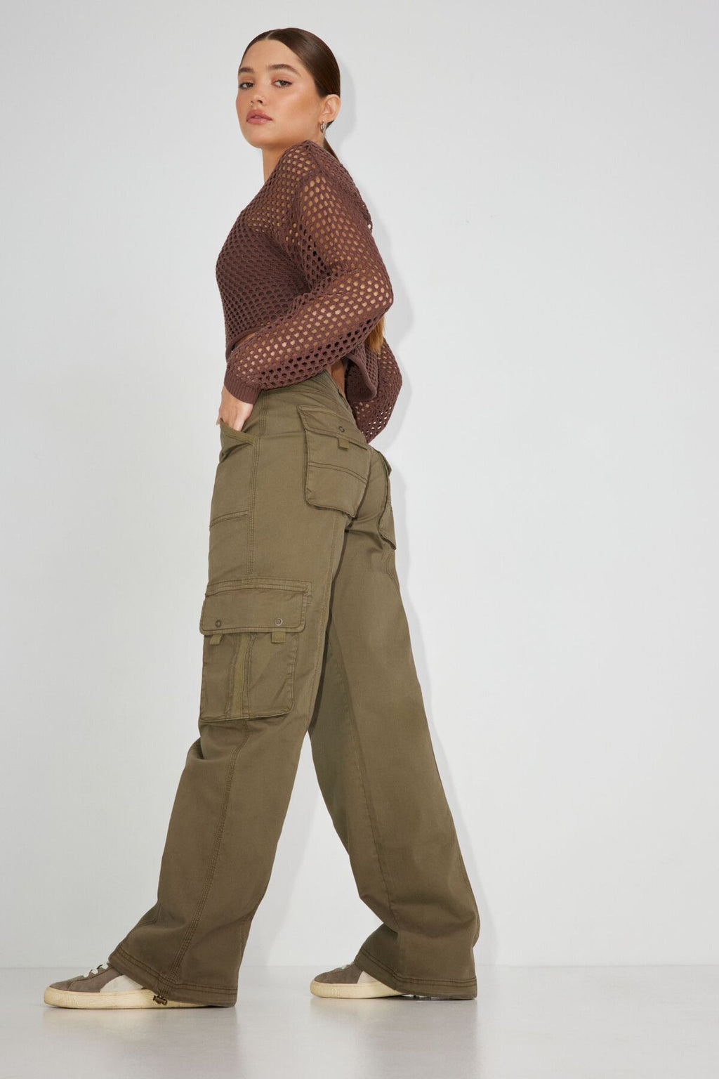 Pantalon cargo taille basse Chicago