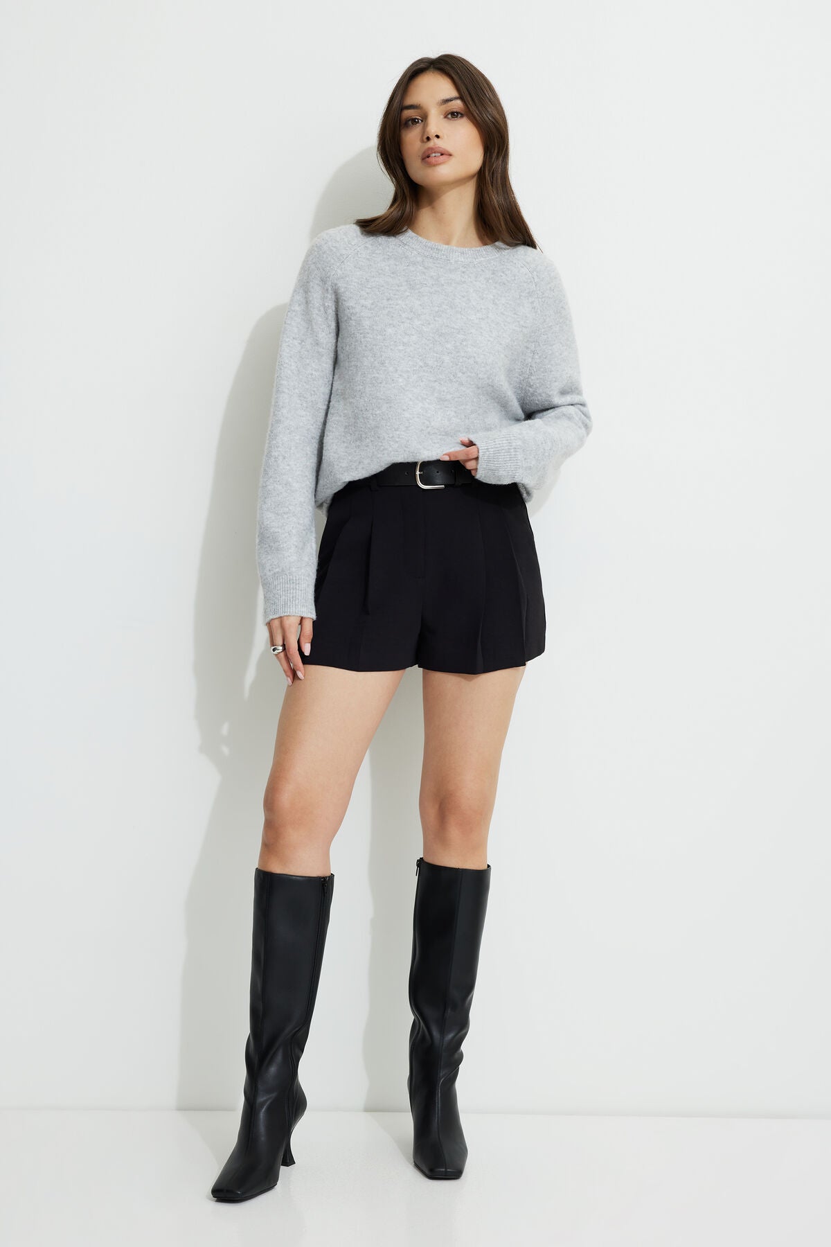 Raglan Crewneck Sweater