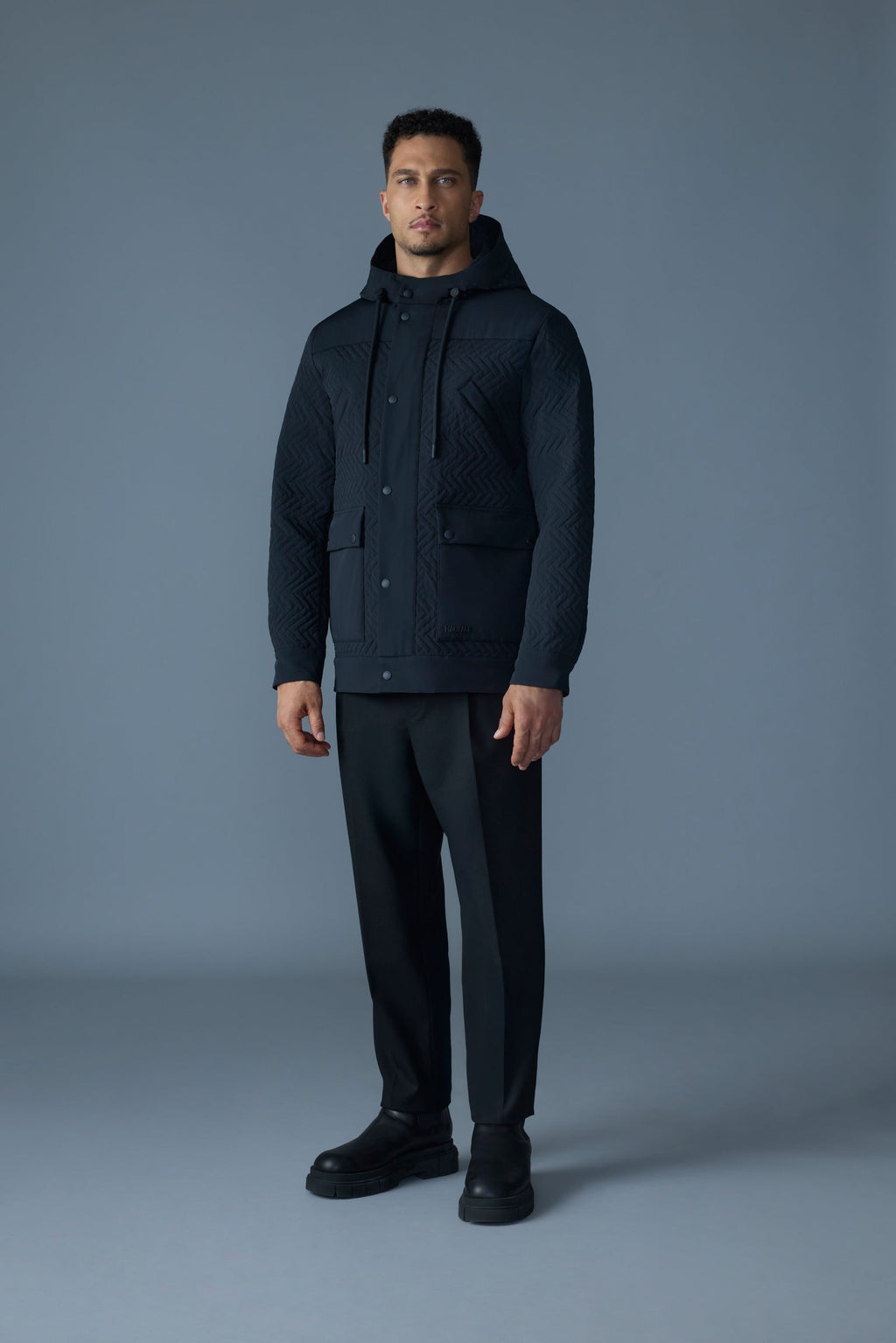 THIAGO Quilted Down Hooded Jacket