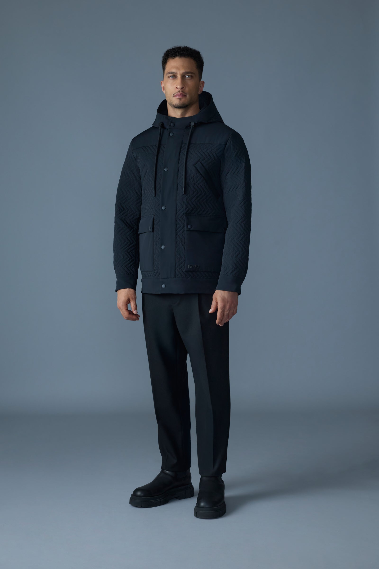 THIAGO Quilted Down Hooded Jacket