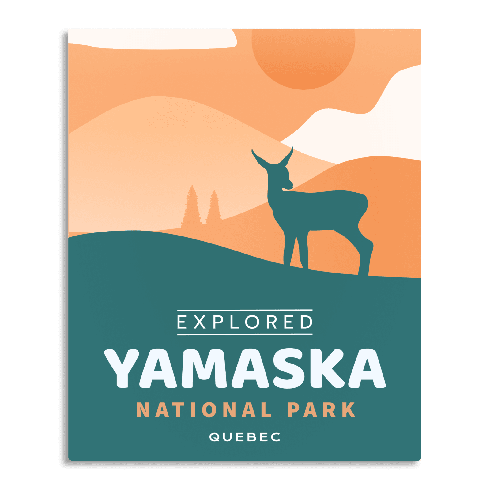Yamaska National Park 'Explored' Poster, Canada Parks