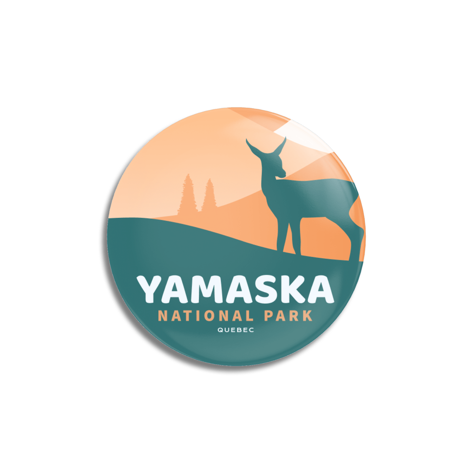 Yamaska National Park of Quebec Pinback Button