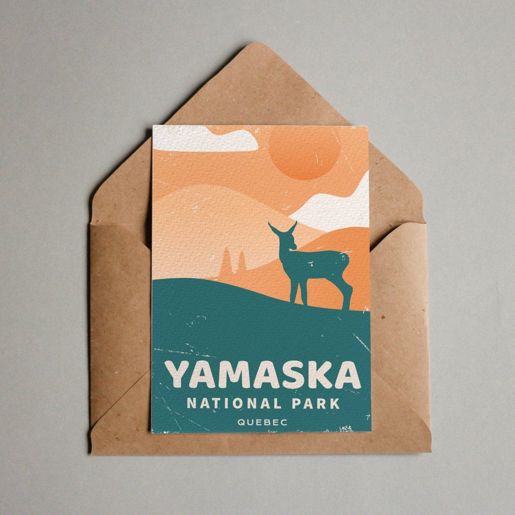 Carte postale du parc national Yamaska, Québec