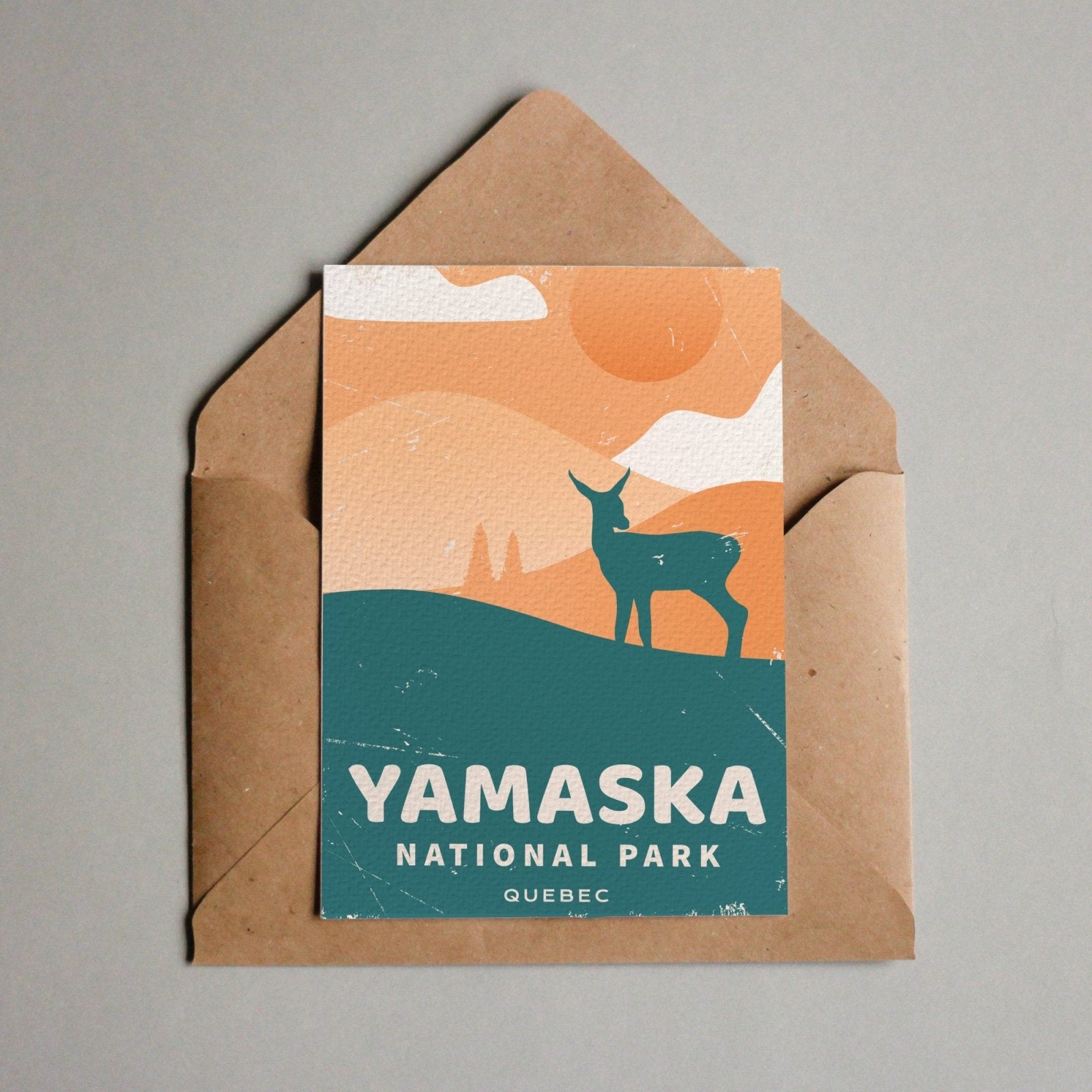 Carte postale du parc national Yamaska, Québec