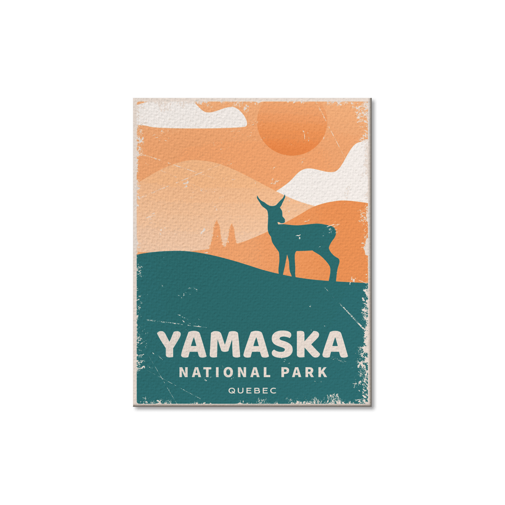 Carte postale du parc national Yamaska, Québec