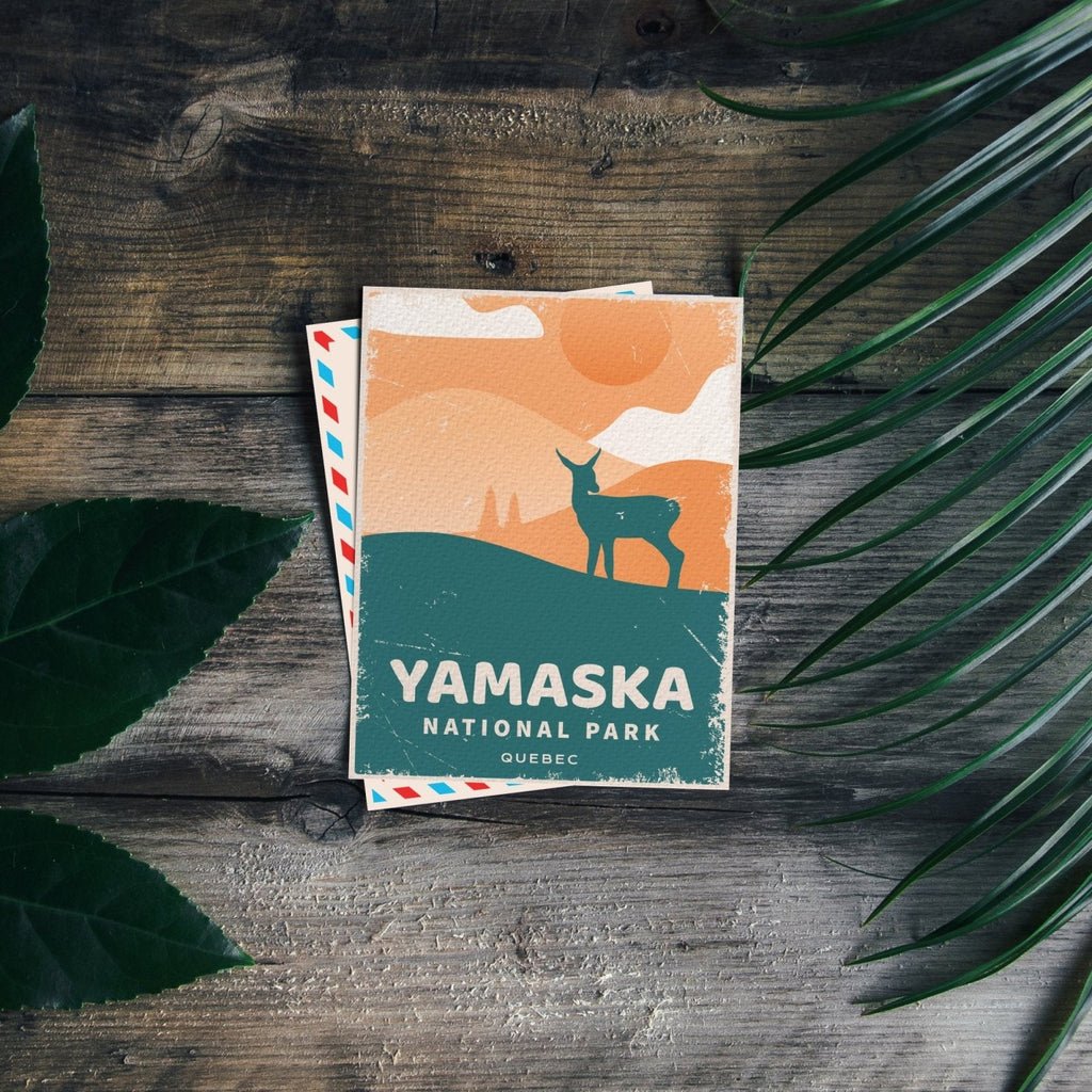 Carte postale du parc national Yamaska, Québec