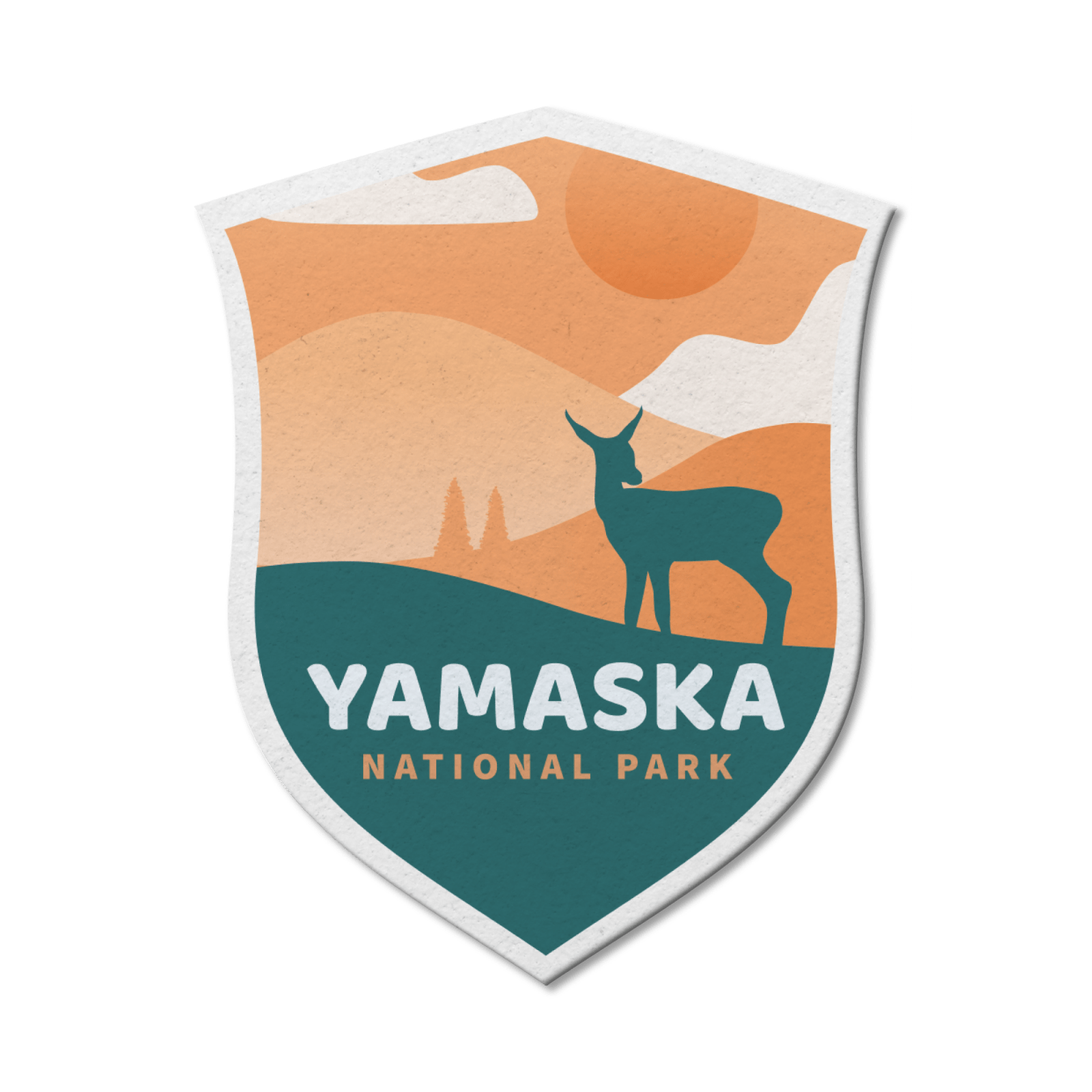 Autocollant en vinyle imperméable pour le parc national Yamaska ​​de Québec 