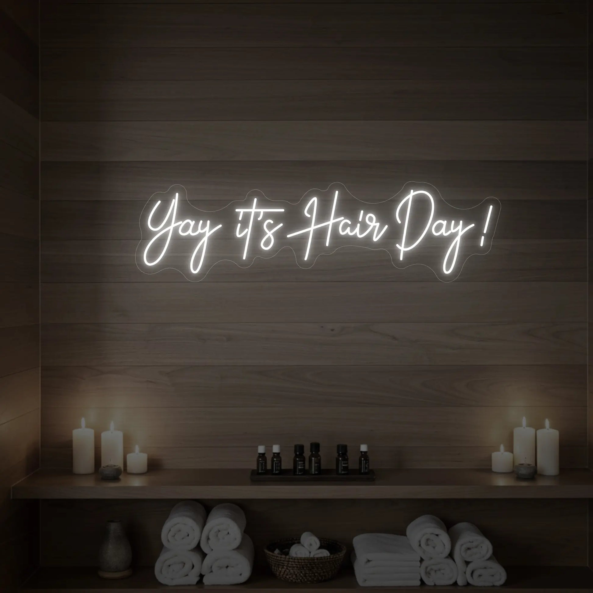 Yay It’s Hair Day! Neon Sign