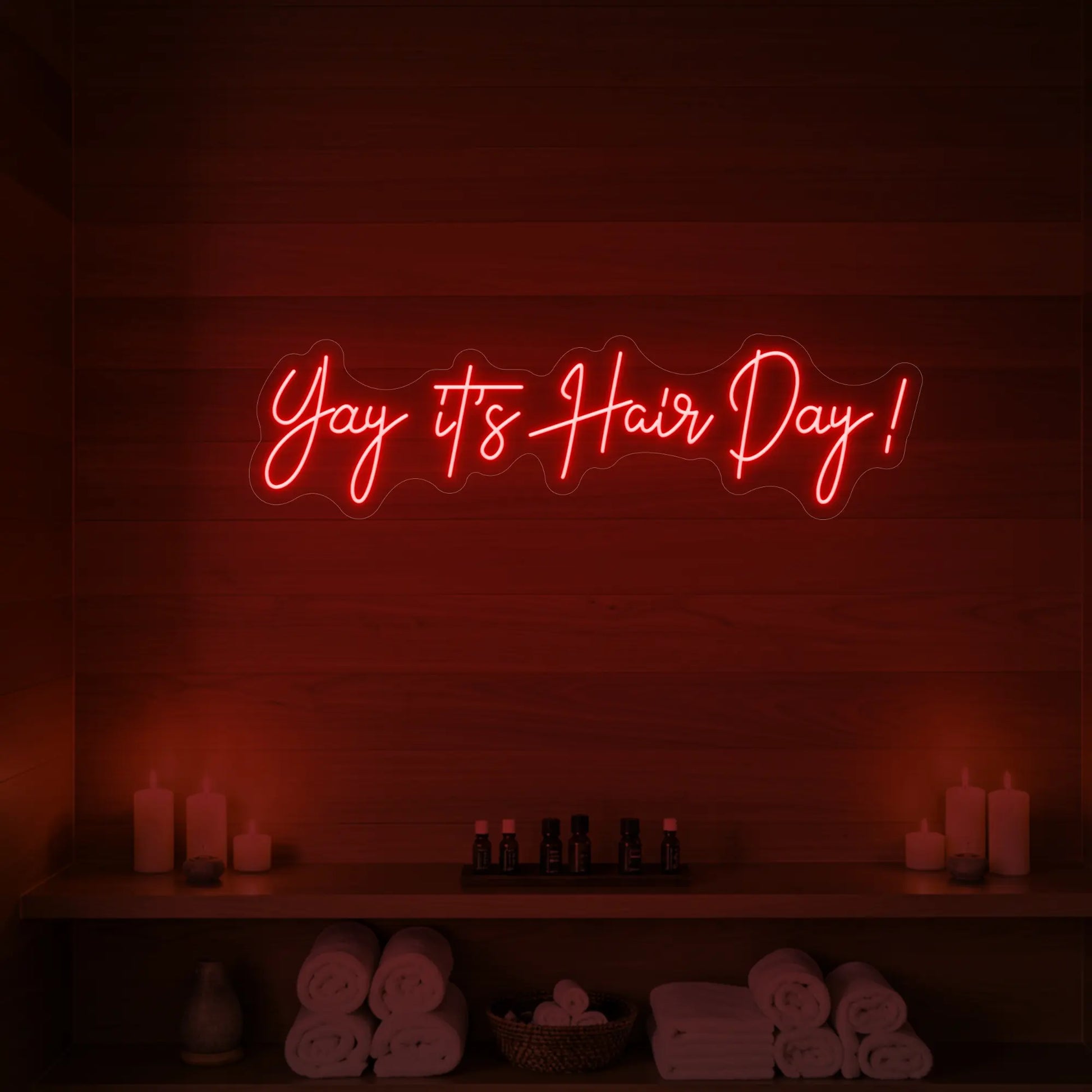 Yay It’s Hair Day! Neon Sign