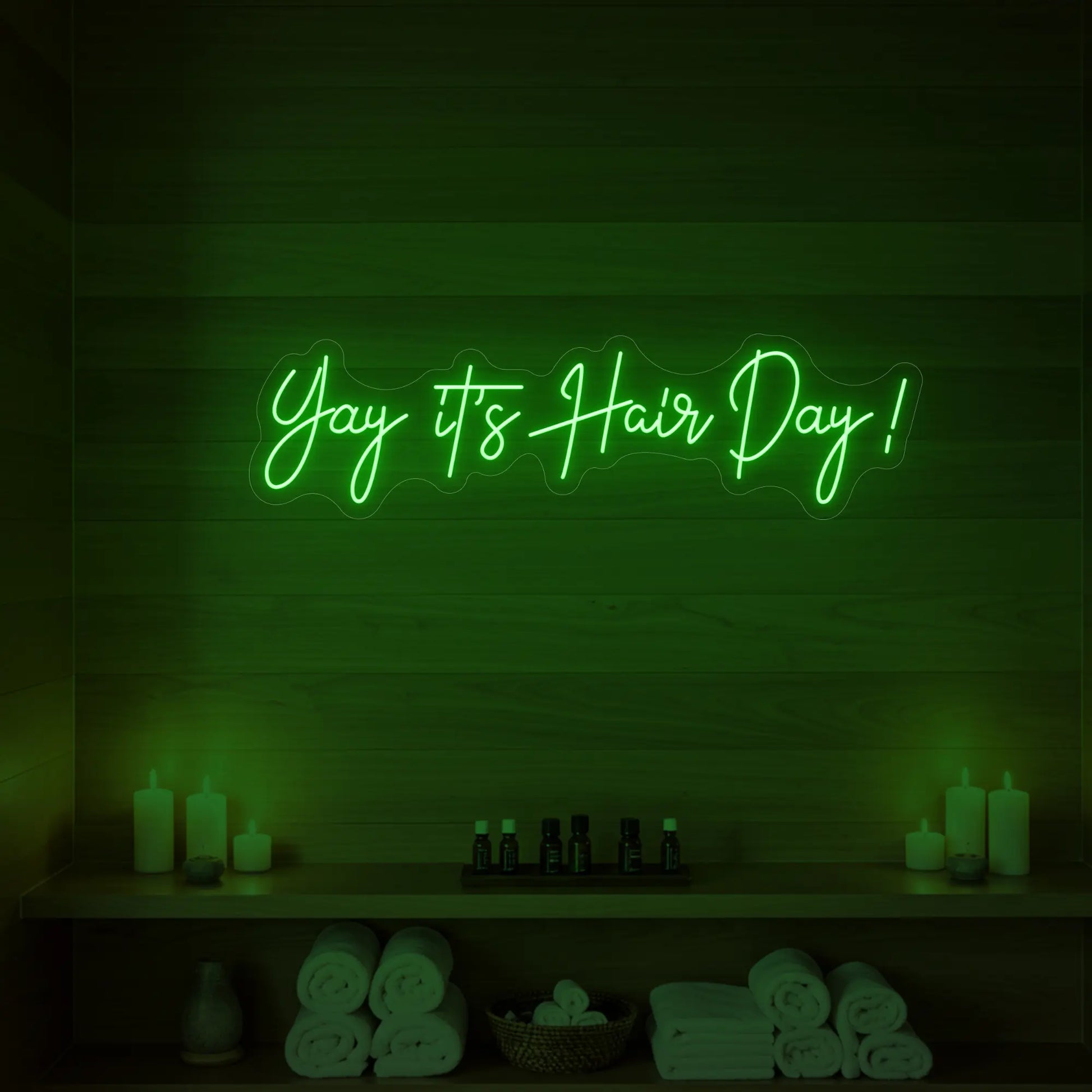 Yay It’s Hair Day! Neon Sign