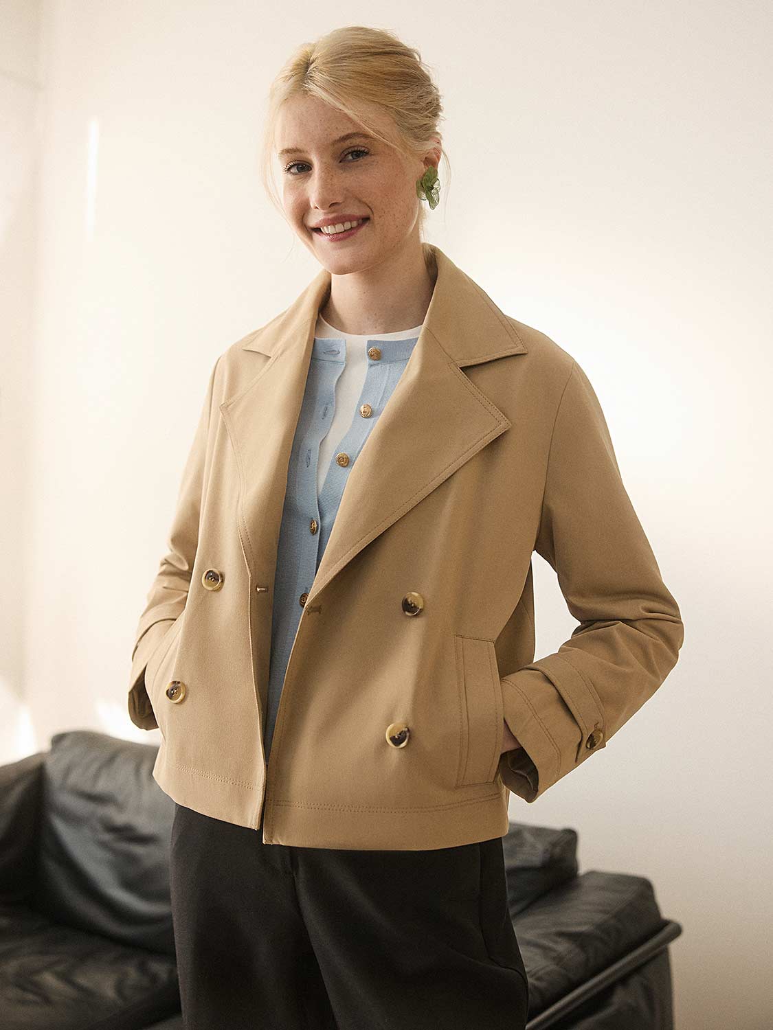Trench-coat cintré
