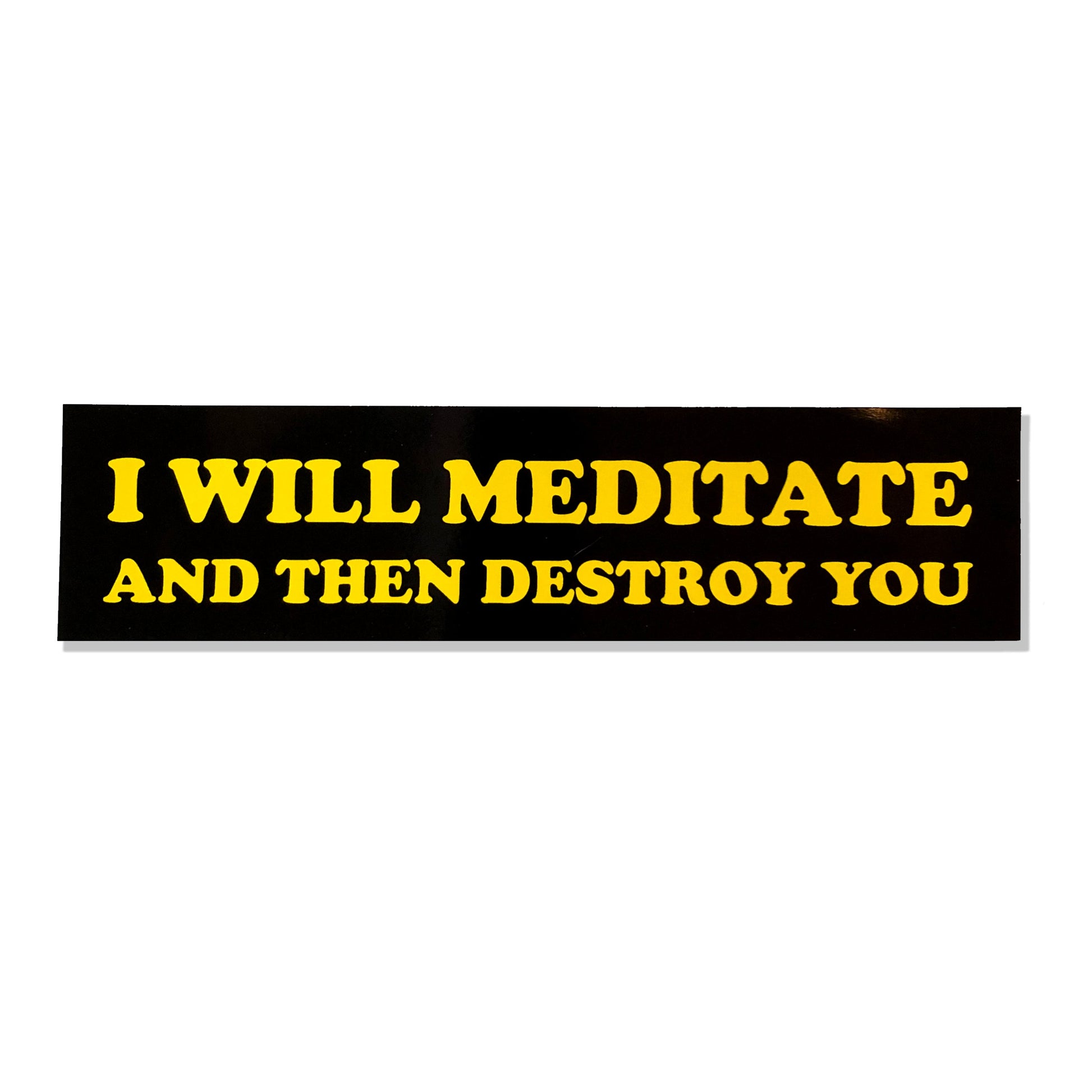 Yoga Flame Bumper Sticker