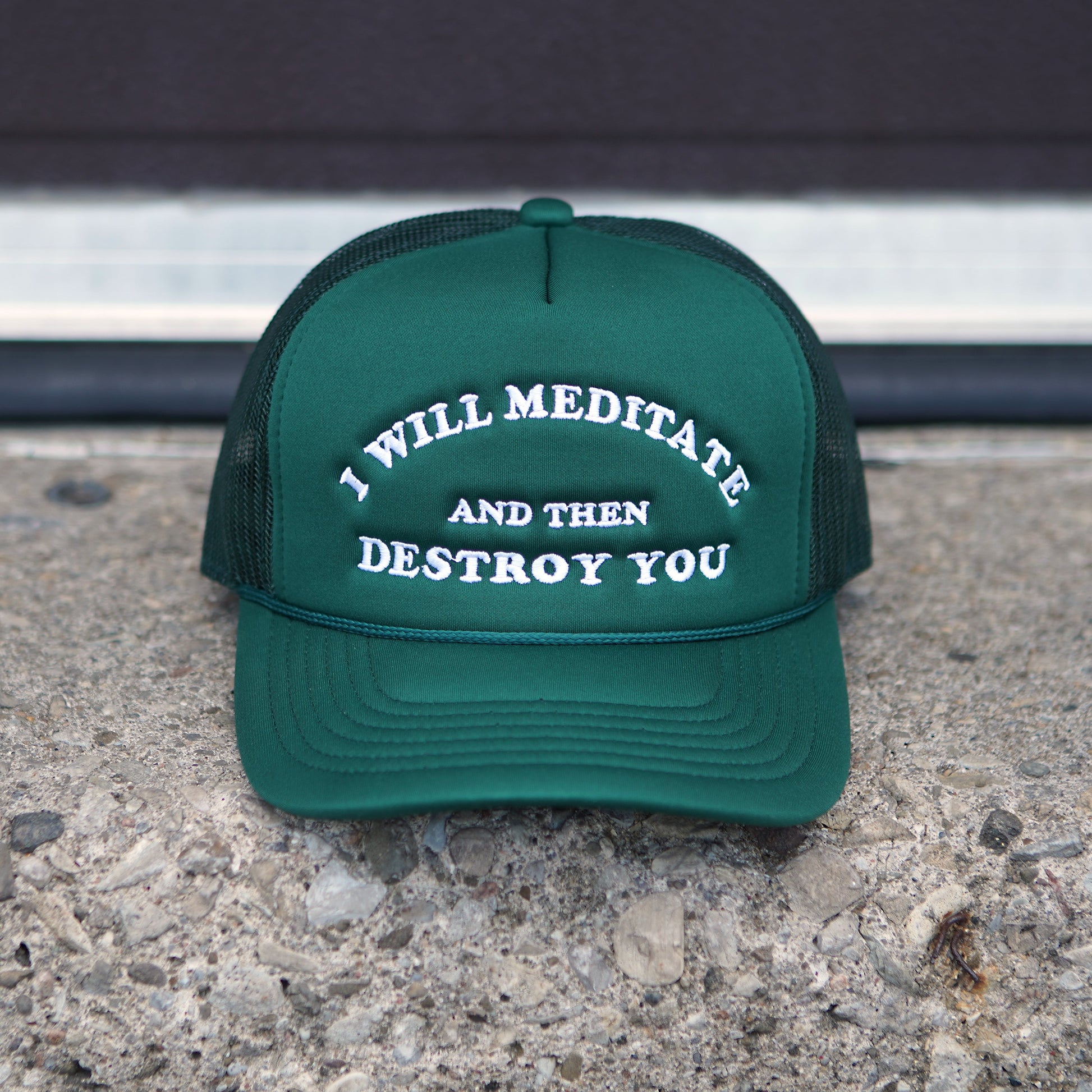 Casquette de camionneur en mousse Yoga Flame