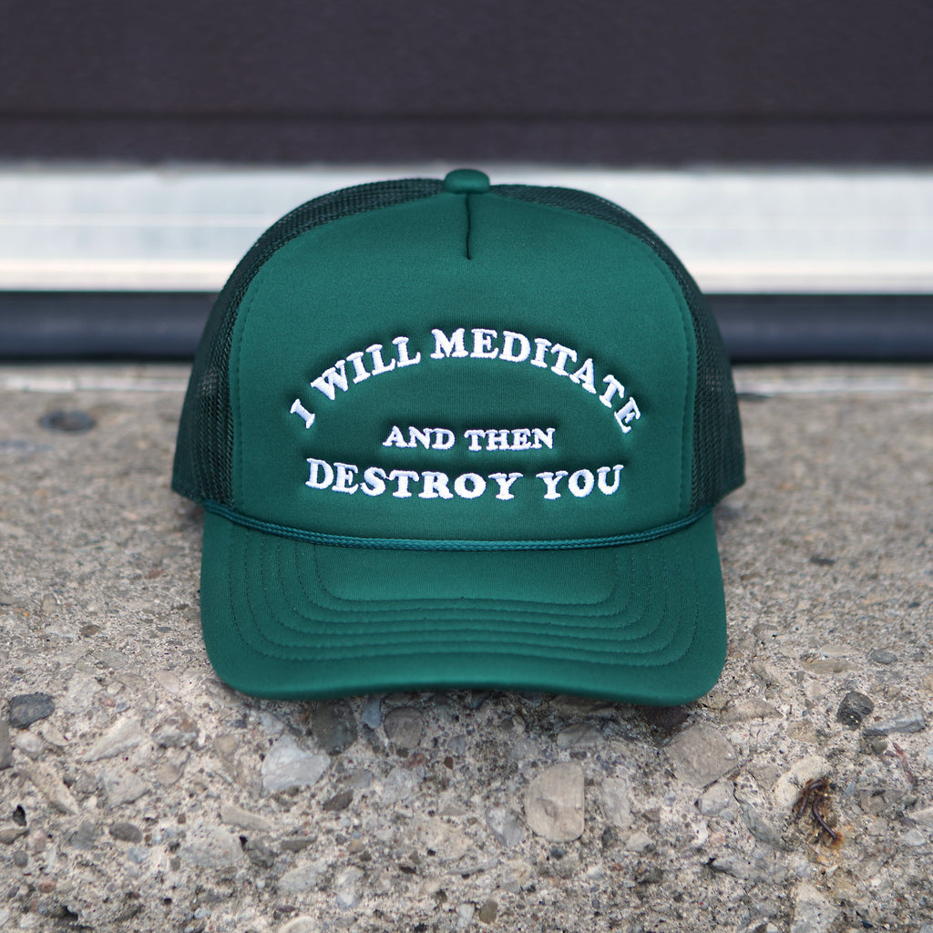 Casquette de camionneur en mousse Yoga Flame