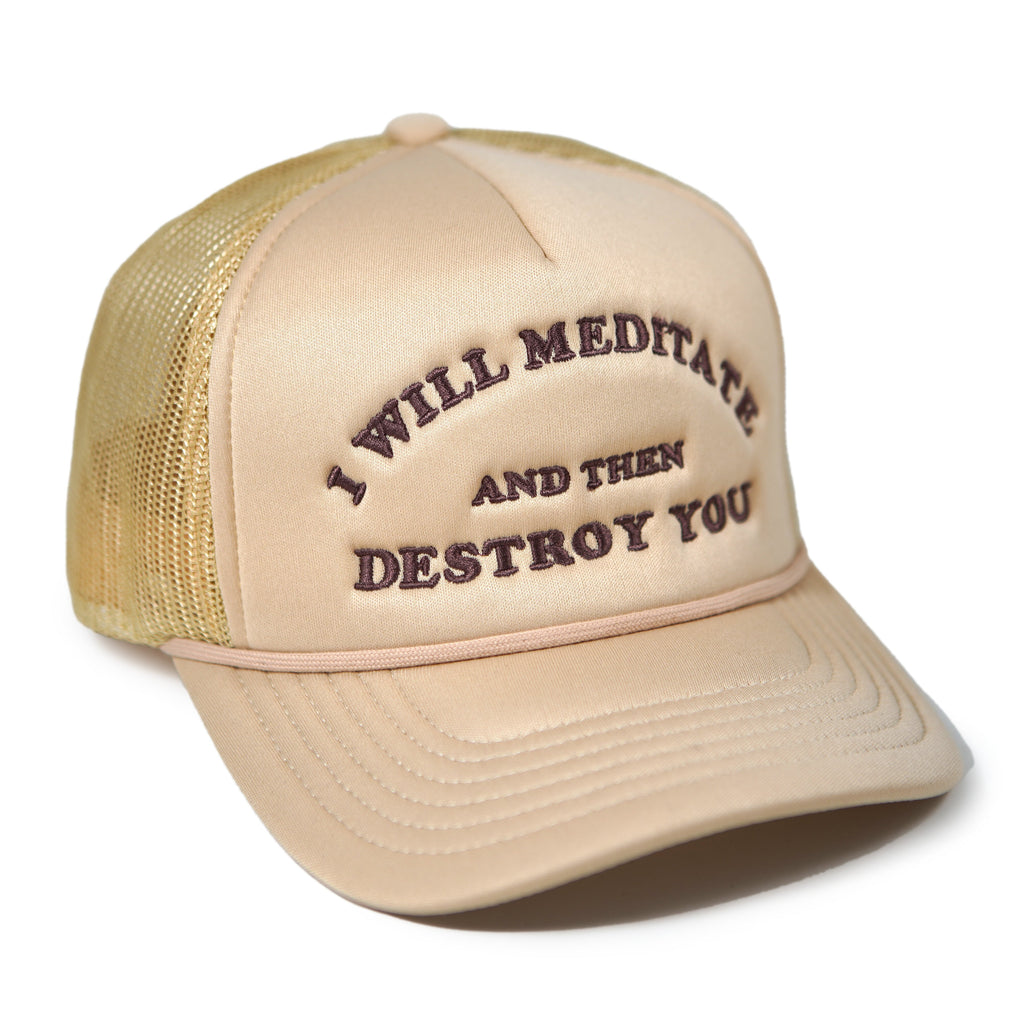 Casquette de camionneur en mousse Yoga Flame