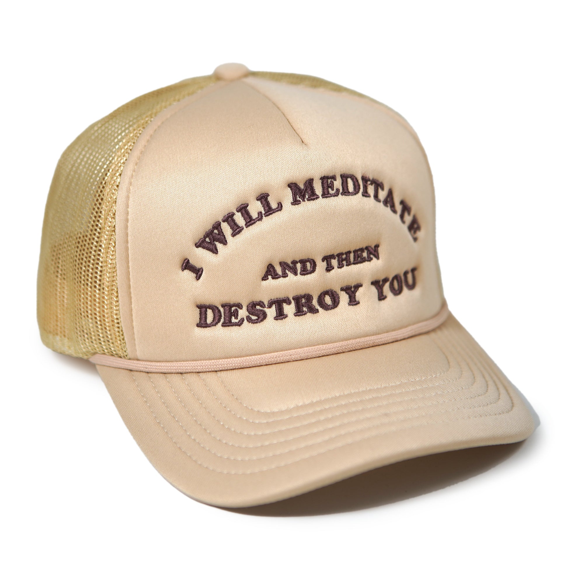 Casquette de camionneur en mousse Yoga Flame