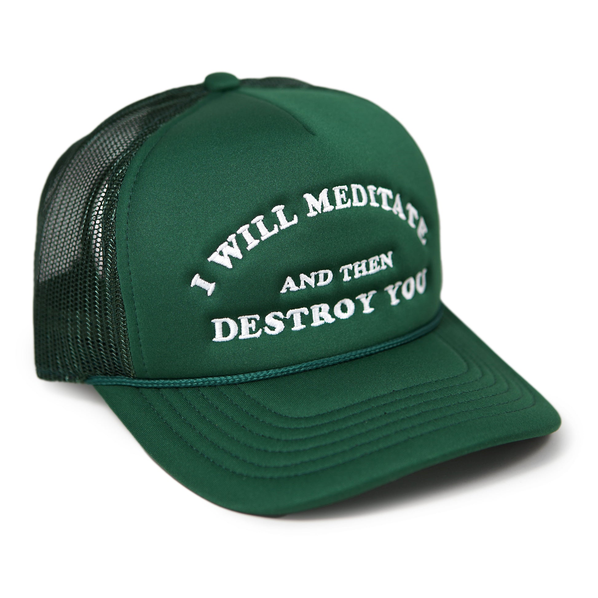 Casquette de camionneur en mousse Yoga Flame