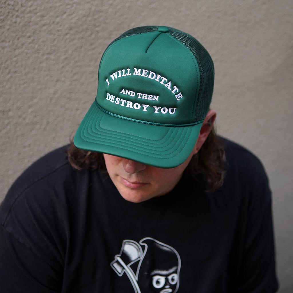 Casquette de camionneur en mousse Yoga Flame