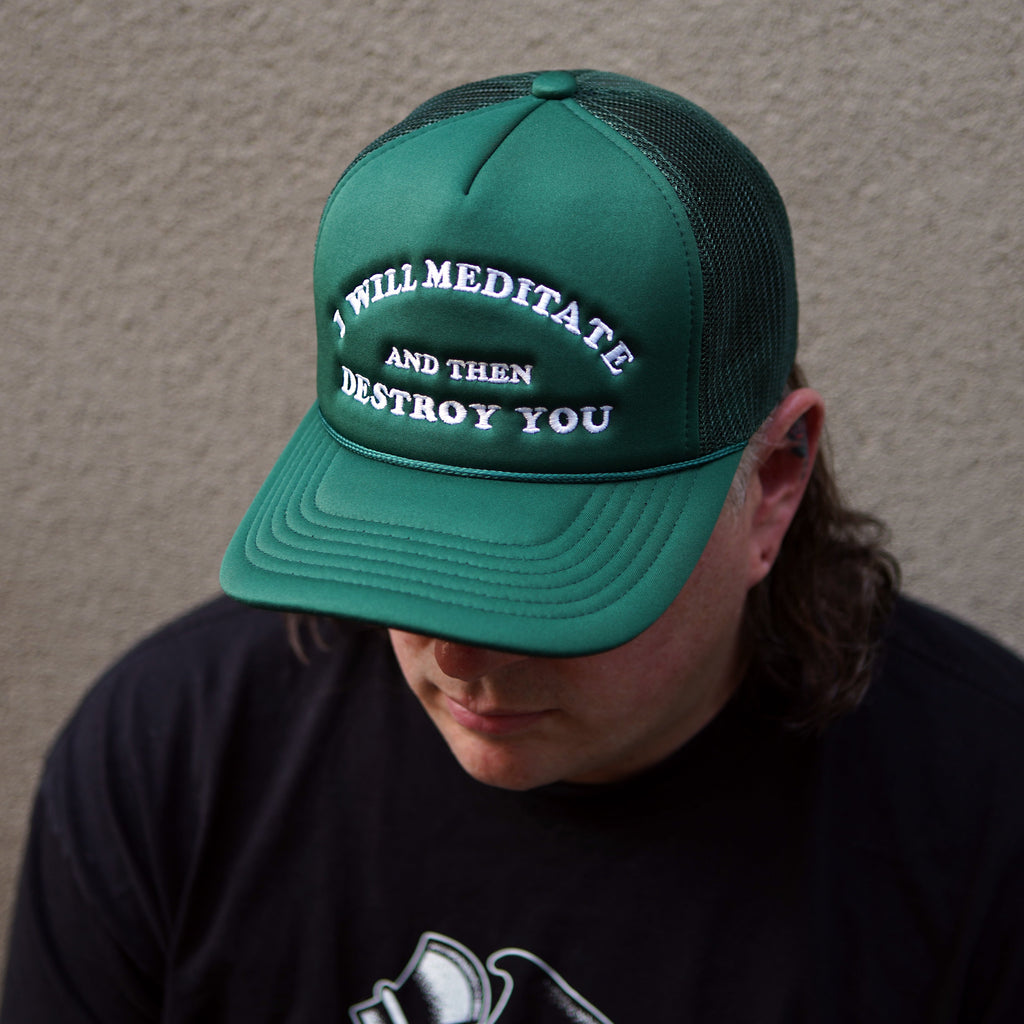 Casquette de camionneur en mousse Yoga Flame