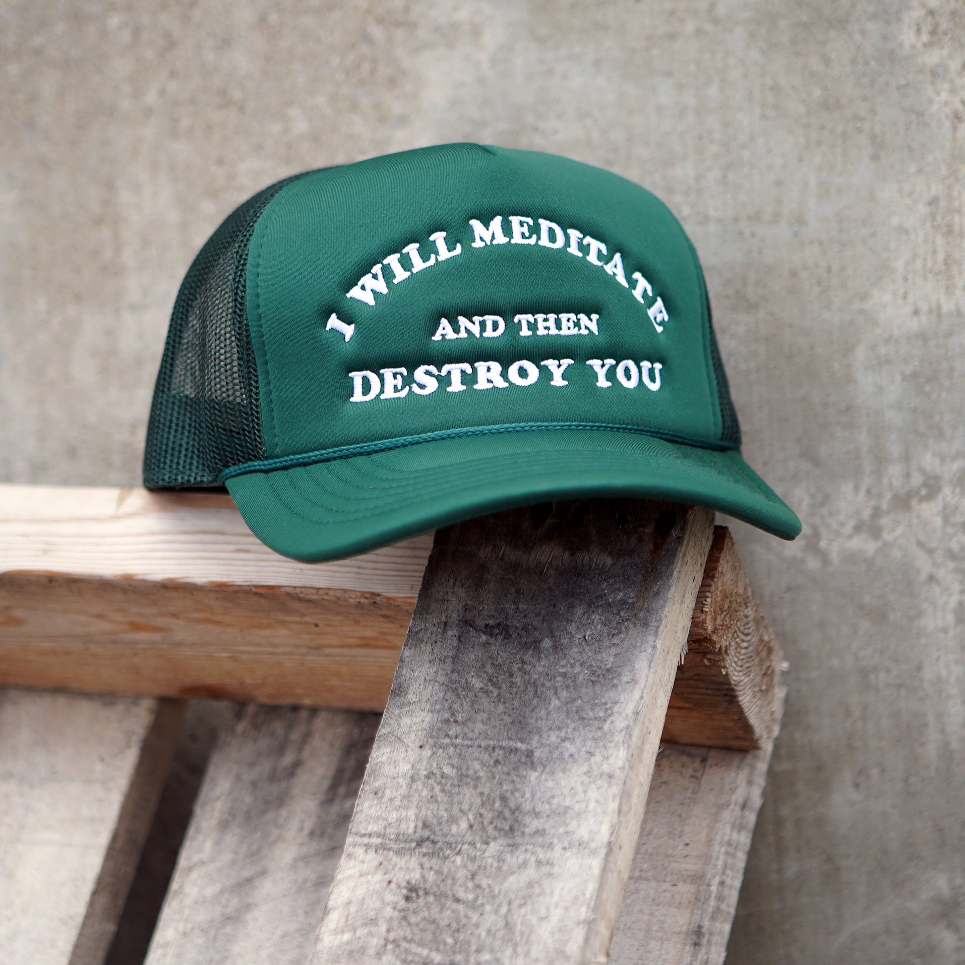 Casquette de camionneur en mousse Yoga Flame