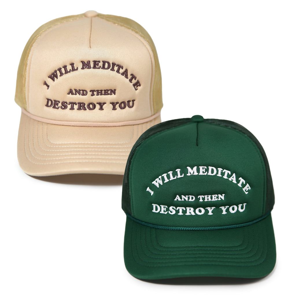 Casquette de camionneur en mousse Yoga Flame