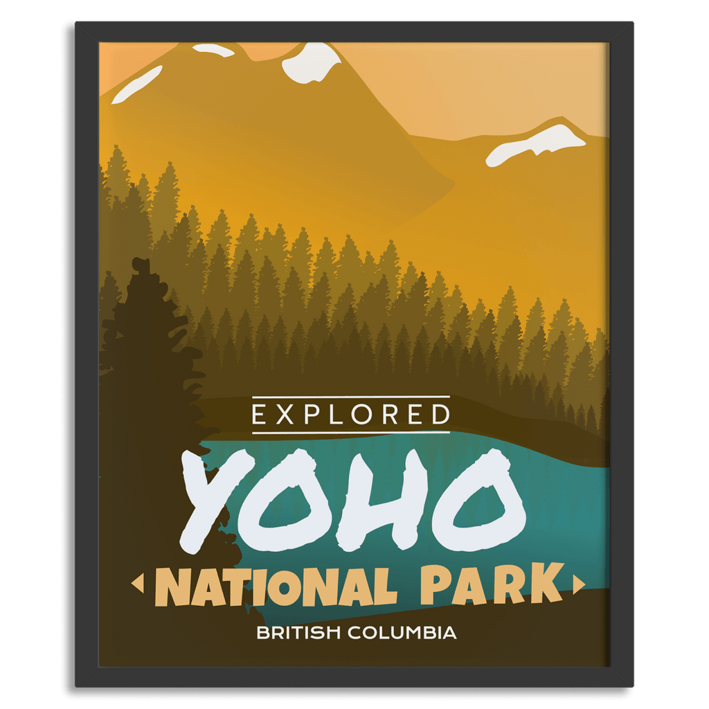 Yoho National Park 'Explored' Poster