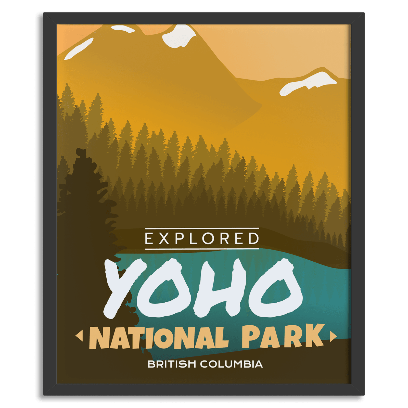 Yoho National Park 'Explored' Poster