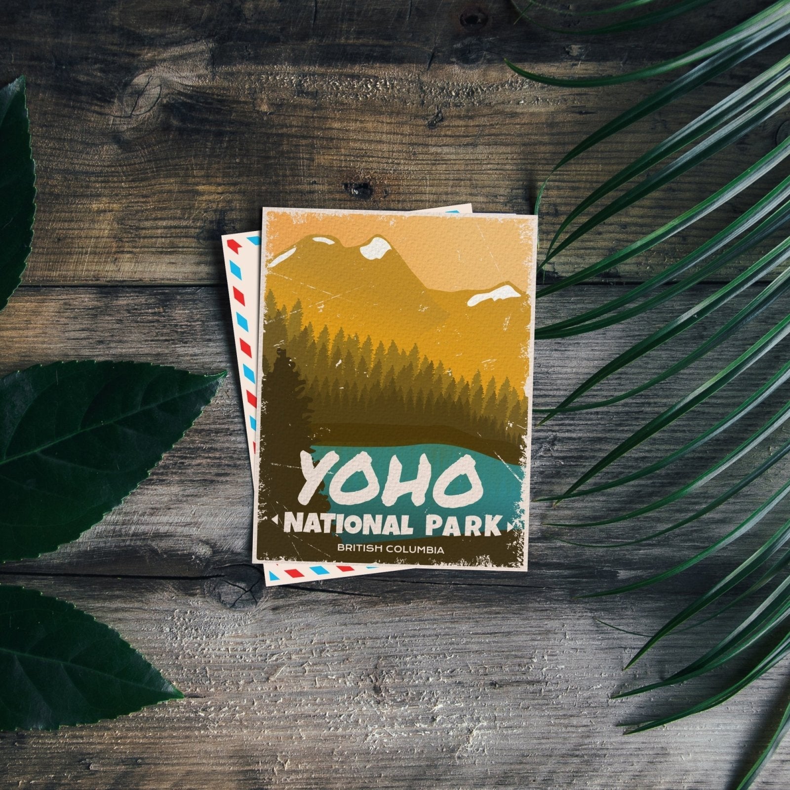 Yoho National Park of Canada Postcard
