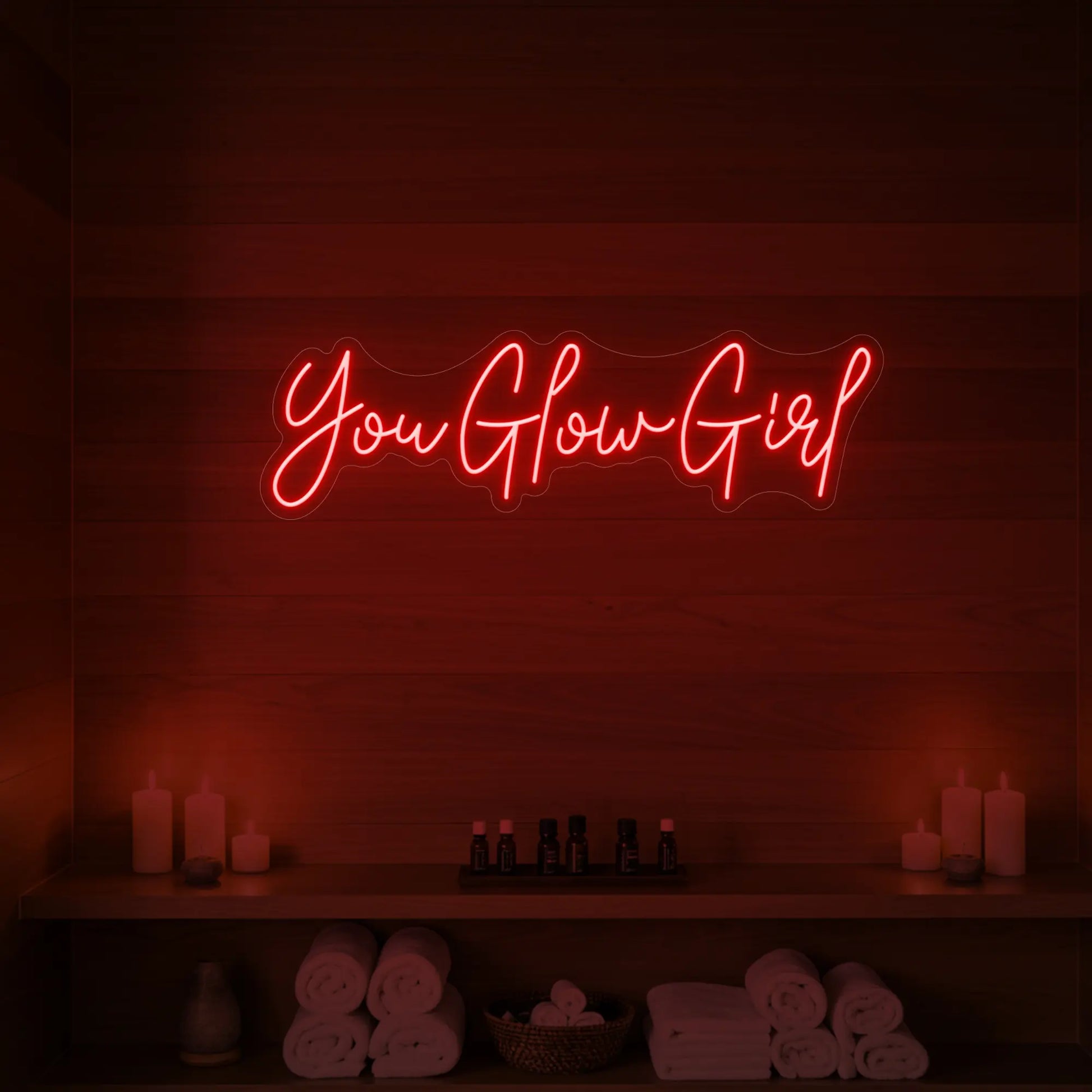 Enseigne lumineuse « You Glow Girl »