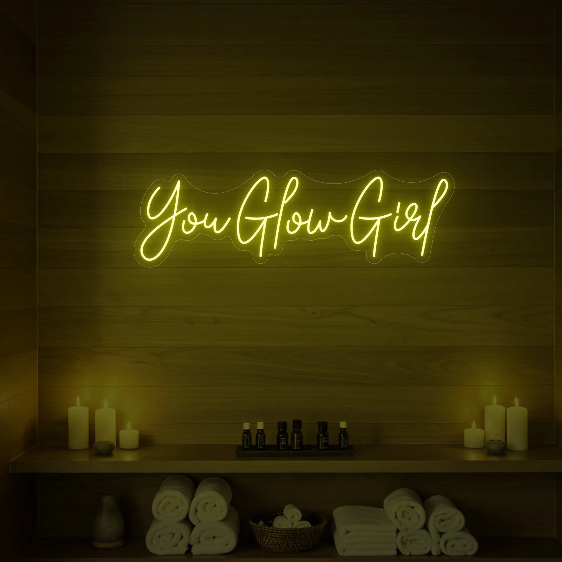 Enseigne lumineuse « You Glow Girl »