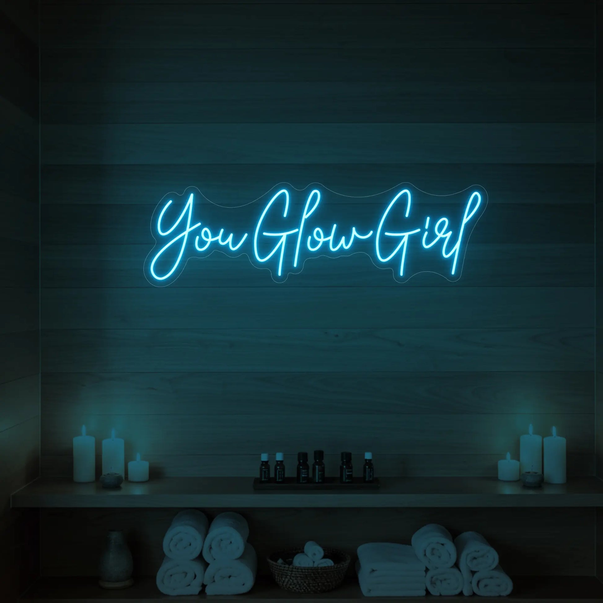 Enseigne lumineuse « You Glow Girl »