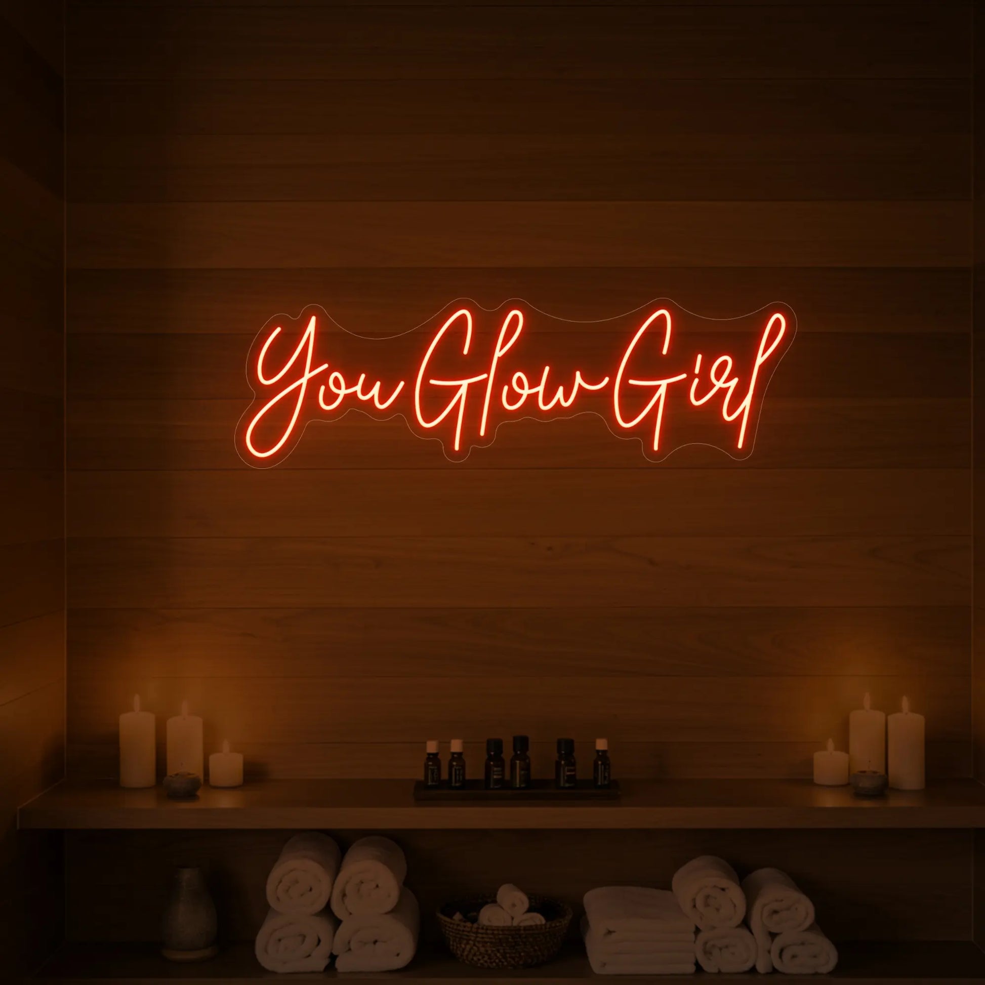 Enseigne lumineuse « You Glow Girl »
