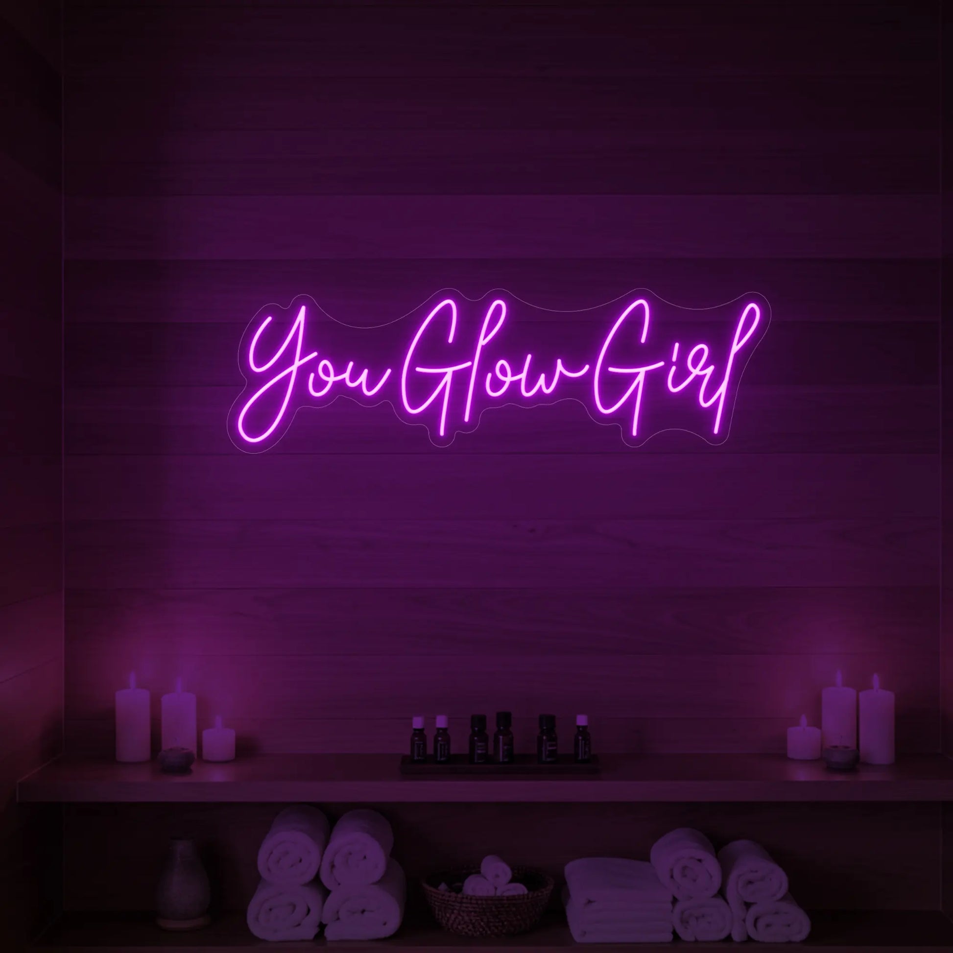 Enseigne lumineuse « You Glow Girl »