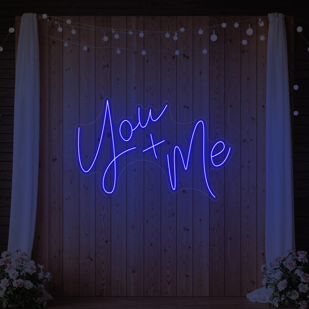 You+Me Neon Sign