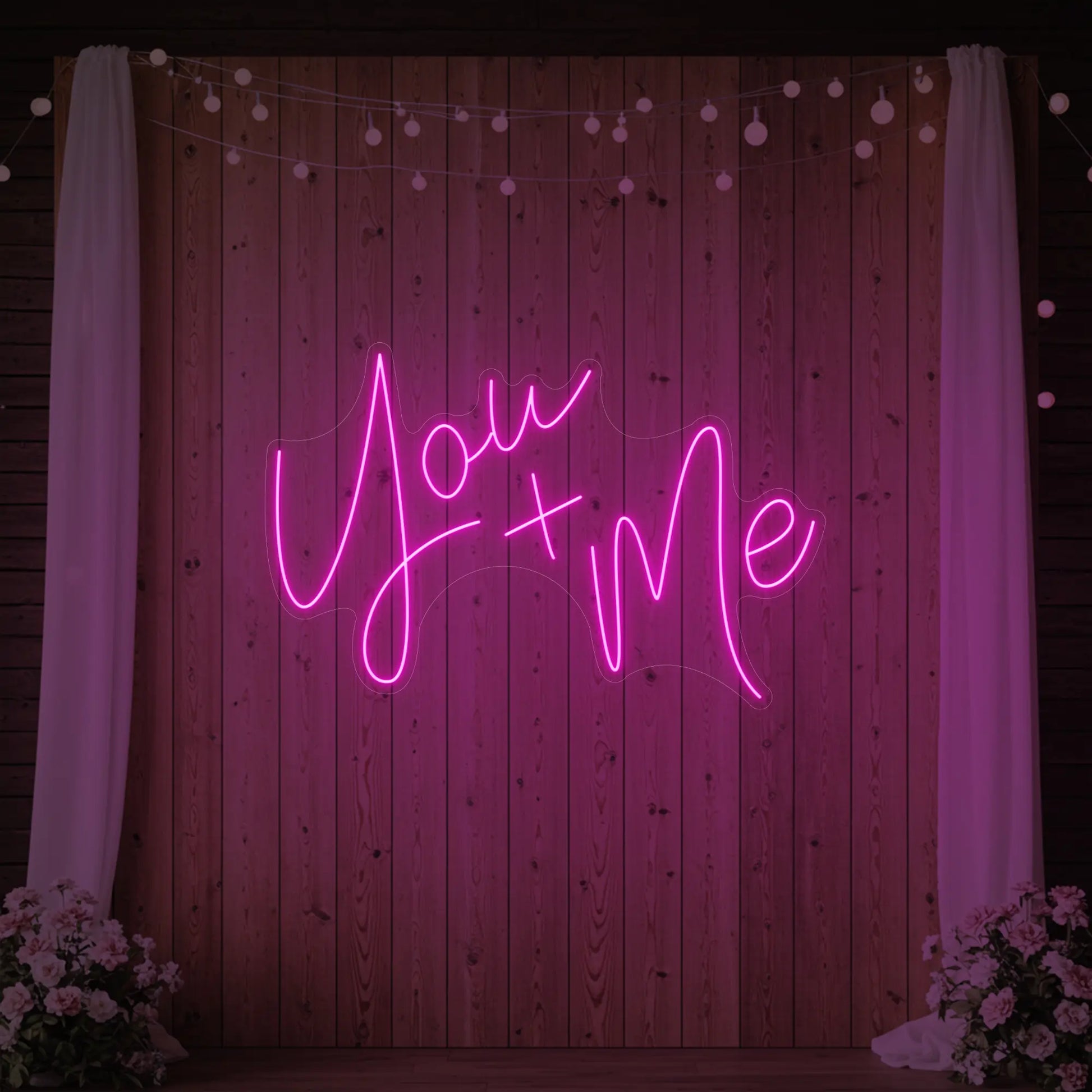 Enseigne lumineuse You+Me