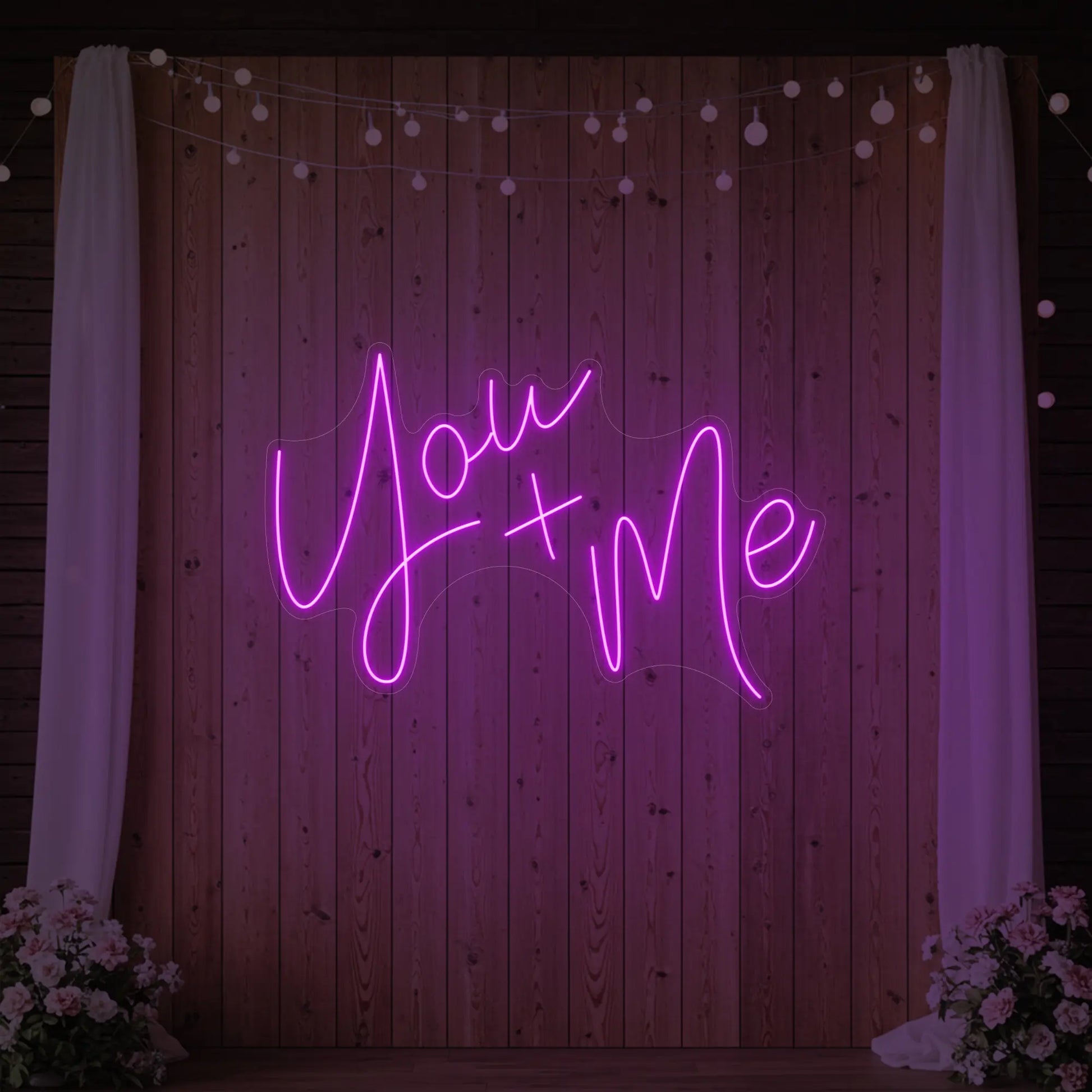 Enseigne lumineuse You+Me
