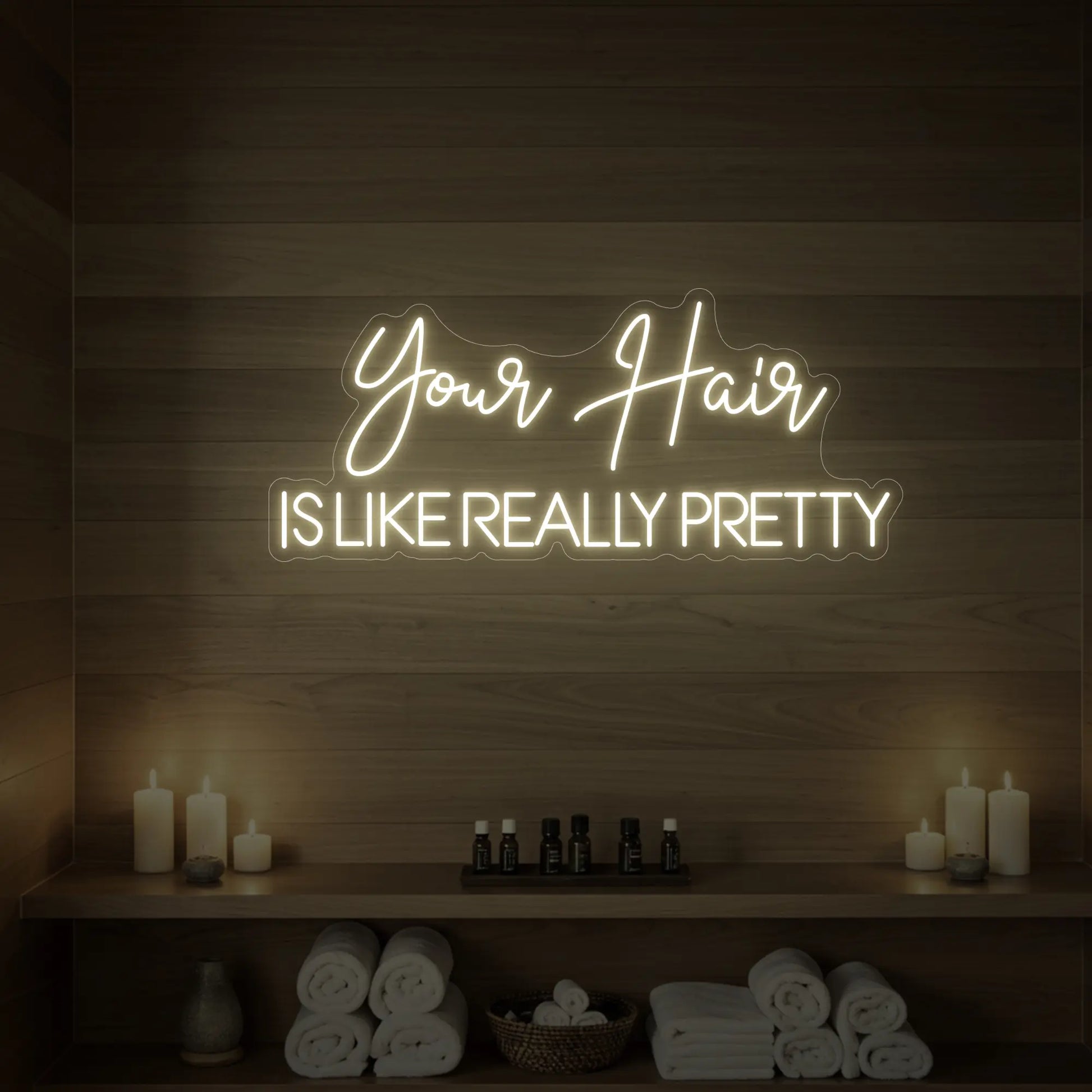 Your Hair Is Like Really Pretty Neon Sign