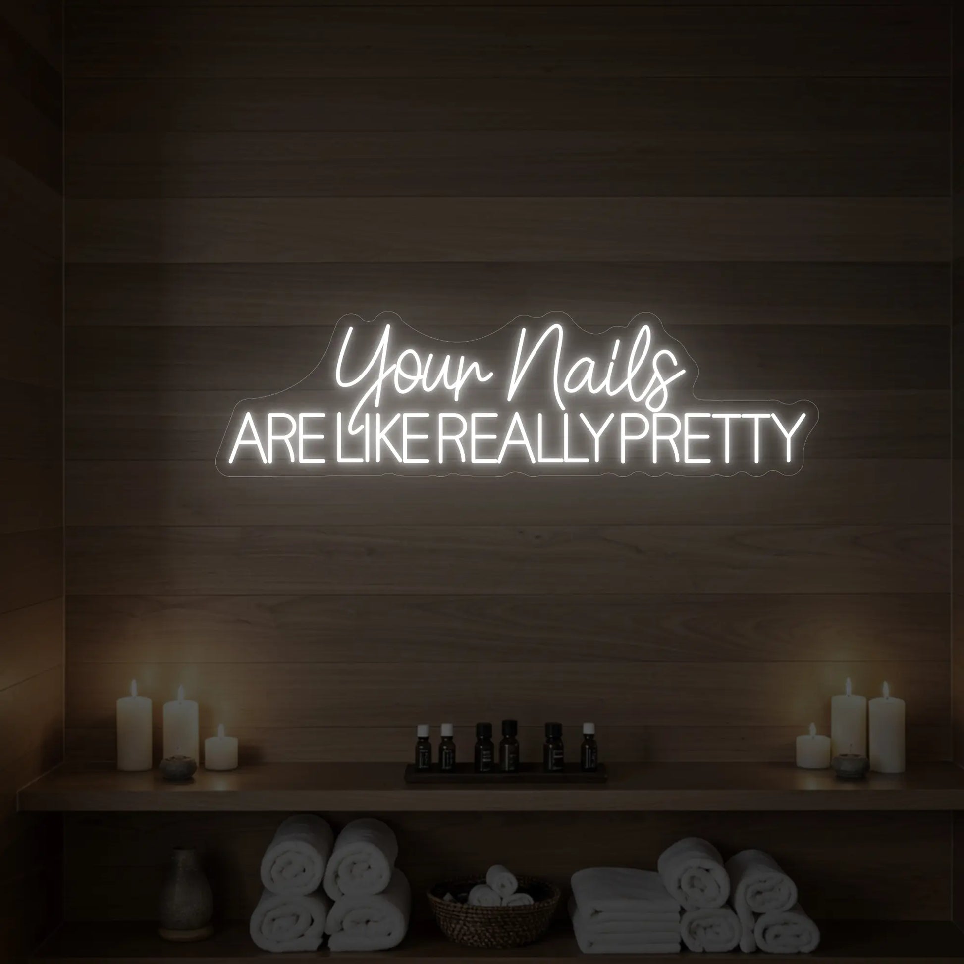 Your Nails Are Like Really Pretty Neon Sign
