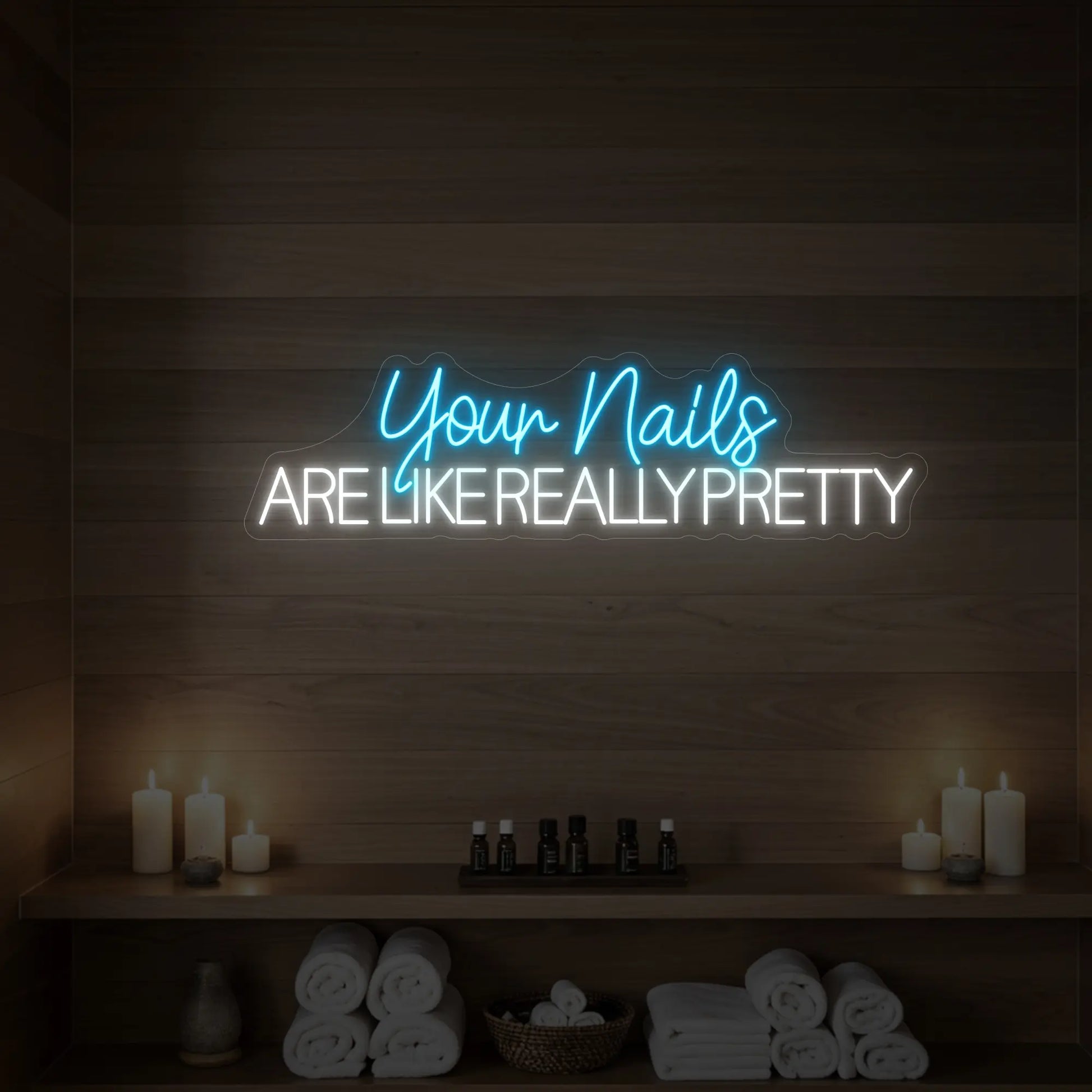 Your Nails Are Like Really Pretty Neon Sign