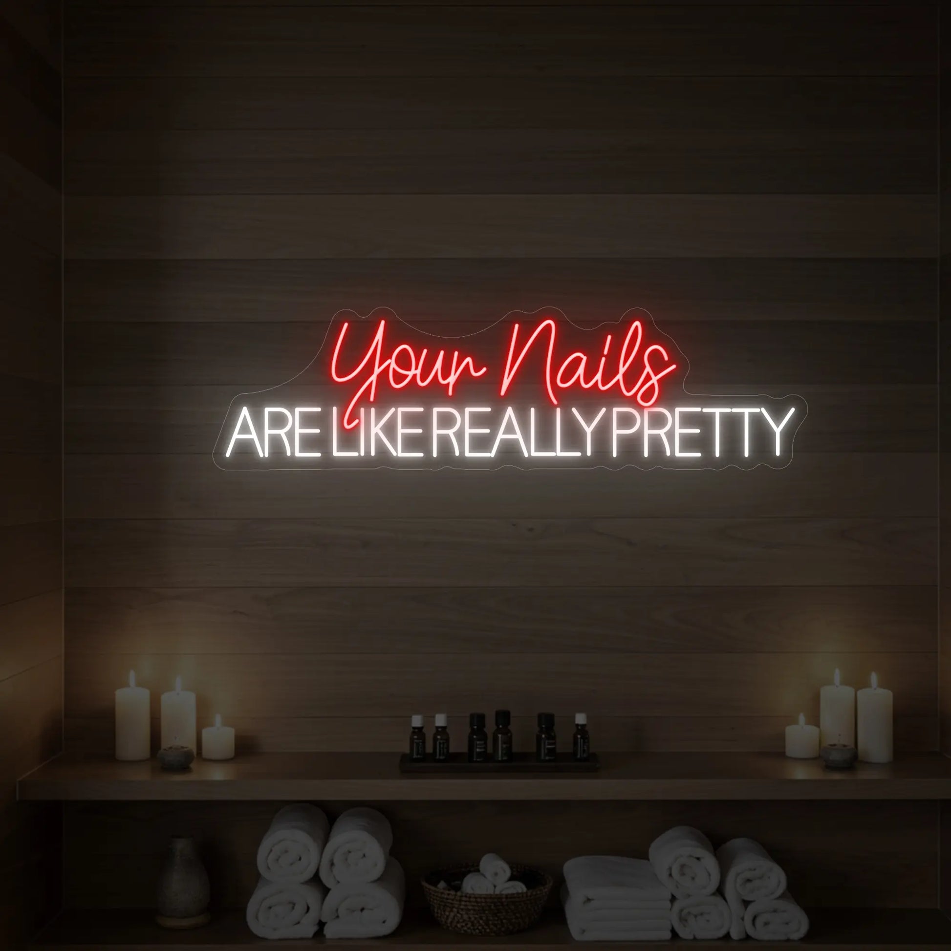 Your Nails Are Like Really Pretty Neon Sign