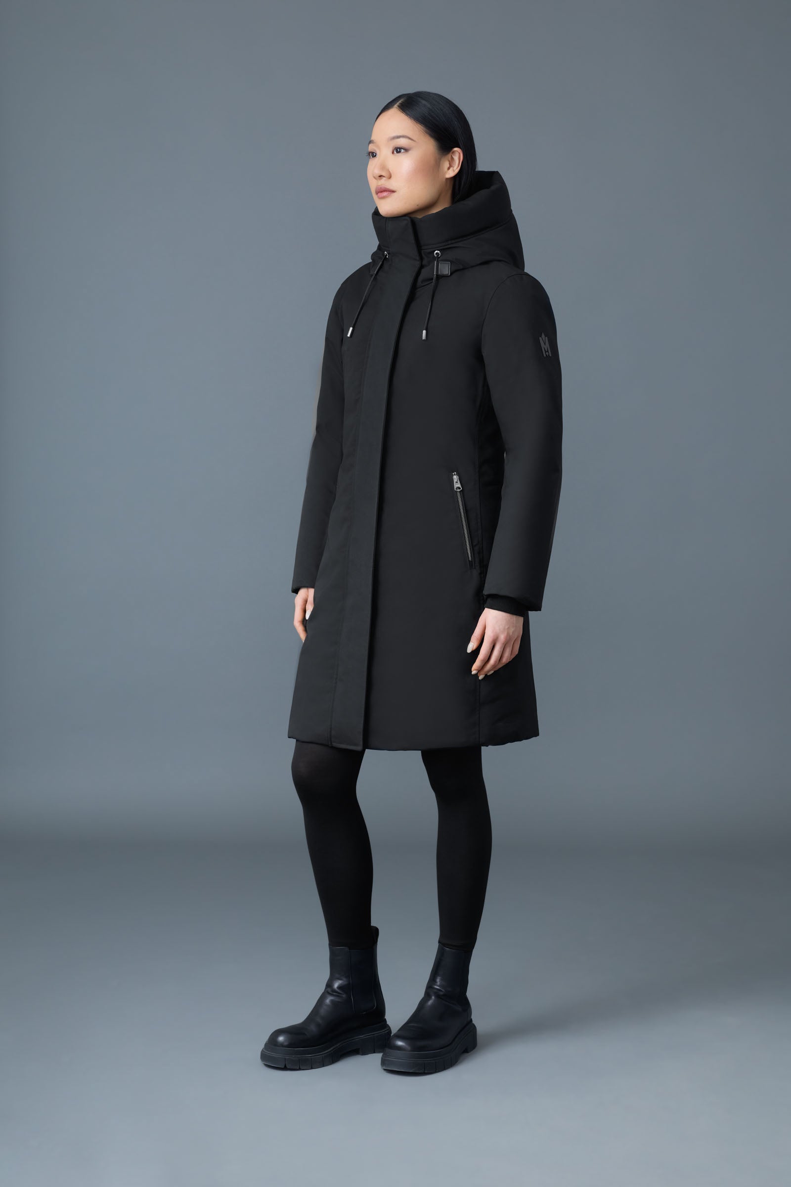 Manteau ajusté 2 en 1 SHILOH avec plastron amovible