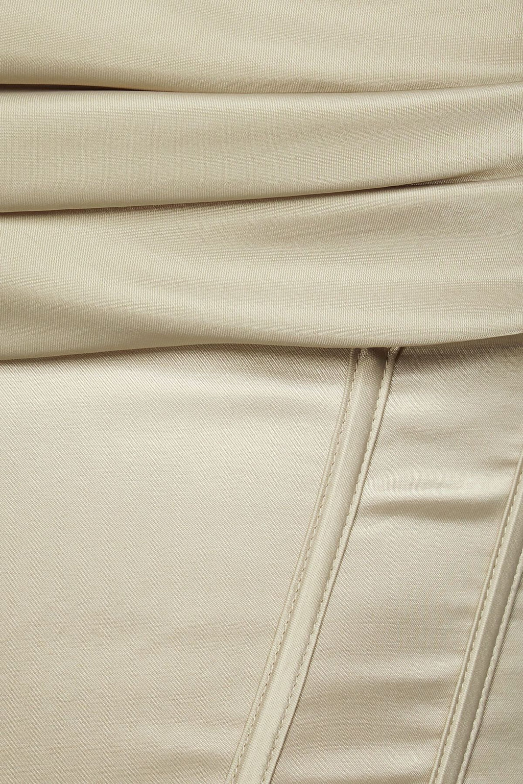 Haut corset en satin drapé