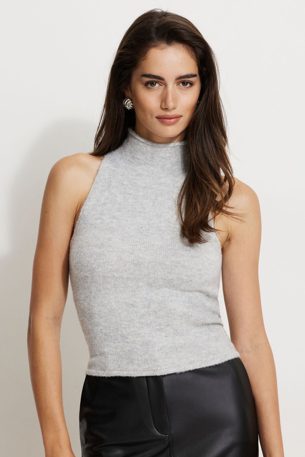 Heavenlyarn™ Mock Neck Tank Top