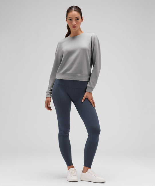Sweat-shirt Boxy en laine mérinos pour femme