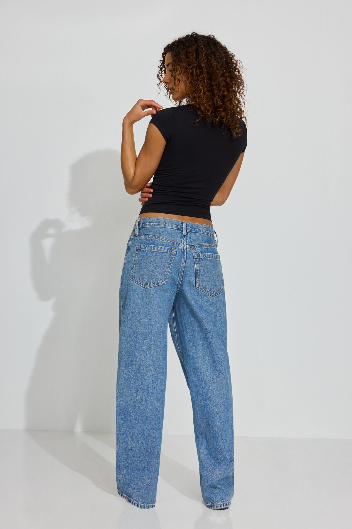 Low Rise Baggy Jeans
